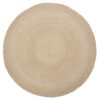 Pyöreä pyörre matto beige