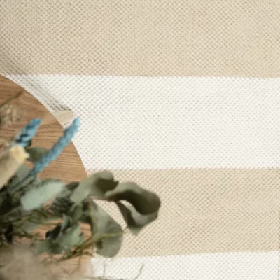 Laituri puuvillamatto beige
