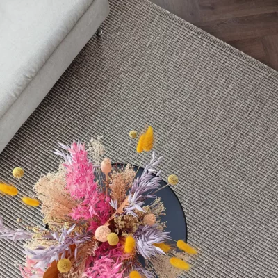 Aura helppohoitoinen matto pellava