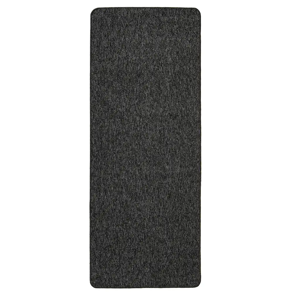 Carina kumipohjainen matto musta-harmaa