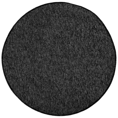 Carina kumipohjainen matto musta-harmaa