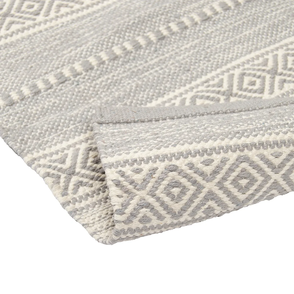 Jokilahti puuvillamatto harmaa - Image 4