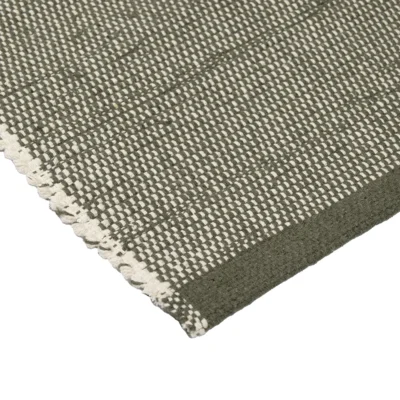 Kaarina puuvillamatto vihreä kotiin ja mökille