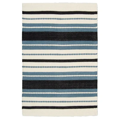 Heinävesi puuvillamatto sininem kotiin ja mökille